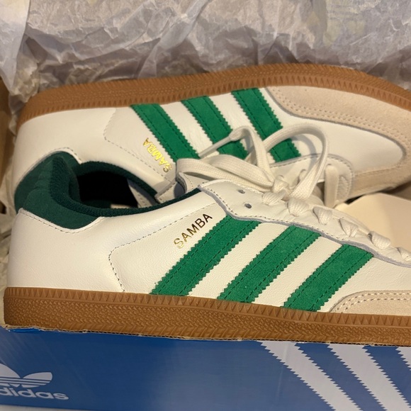 Adidas Samba OG White and Green - Picture 4 of 7